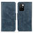 Custodia Portafoglio In Pelle Cover con Supporto M09L per Xiaomi Redmi 10 (2022) Blu