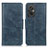 Custodia Portafoglio In Pelle Cover con Supporto M09L per Xiaomi Redmi 11 Prime 4G Blu