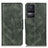 Custodia Portafoglio In Pelle Cover con Supporto M09L per Xiaomi Redmi K50 5G Verde