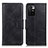 Custodia Portafoglio In Pelle Cover con Supporto M09L per Xiaomi Redmi Note 11 4G (2021) Nero