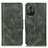 Custodia Portafoglio In Pelle Cover con Supporto M09L per Xiaomi Redmi Note 11R 5G Verde