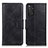 Custodia Portafoglio In Pelle Cover con Supporto M09L per Xiaomi Redmi Note 11S 4G Nero