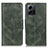 Custodia Portafoglio In Pelle Cover con Supporto M09L per Xiaomi Redmi Note 12 4G Verde