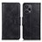 Custodia Portafoglio In Pelle Cover con Supporto M09L per Xiaomi Redmi Note 12 Turbo 5G Nero