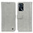 Custodia Portafoglio In Pelle Cover con Supporto M10L per Oppo A16 Grigio