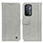 Custodia Portafoglio In Pelle Cover con Supporto M10L per Oppo A74 5G Grigio