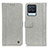 Custodia Portafoglio In Pelle Cover con Supporto M10L per Realme 8 4G Grigio