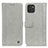 Custodia Portafoglio In Pelle Cover con Supporto M10L per Samsung Galaxy A03 Grigio