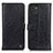 Custodia Portafoglio In Pelle Cover con Supporto M10L per Samsung Galaxy A03 Nero