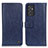 Custodia Portafoglio In Pelle Cover con Supporto M10L per Samsung Galaxy A05s Blu