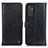 Custodia Portafoglio In Pelle Cover con Supporto M10L per Samsung Galaxy A05s Nero