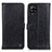 Custodia Portafoglio In Pelle Cover con Supporto M10L per Samsung Galaxy A22 4G Nero