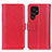 Custodia Portafoglio In Pelle Cover con Supporto M10L per Samsung Galaxy S23 Ultra 5G Rosso