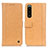 Custodia Portafoglio In Pelle Cover con Supporto M10L per Sony Xperia 5 III SO-53B Khaki