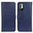 Custodia Portafoglio In Pelle Cover con Supporto M10L per Xiaomi POCO M3 Pro 5G Blu
