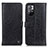 Custodia Portafoglio In Pelle Cover con Supporto M10L per Xiaomi Redmi Note 11 5G Nero