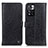 Custodia Portafoglio In Pelle Cover con Supporto M10L per Xiaomi Redmi Note 11 Pro+ Plus 5G Nero