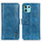 Custodia Portafoglio In Pelle Cover con Supporto M11L per Motorola Moto Edge 20 Lite 5G Blu