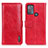 Custodia Portafoglio In Pelle Cover con Supporto M11L per Motorola Moto G50 Rosso