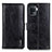 Custodia Portafoglio In Pelle Cover con Supporto M11L per Oppo A94 4G Nero