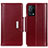 Custodia Portafoglio In Pelle Cover con Supporto M11L per Oppo K9 5G Rosso