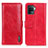 Custodia Portafoglio In Pelle Cover con Supporto M11L per Oppo Reno5 F Rosso