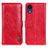 Custodia Portafoglio In Pelle Cover con Supporto M11L per Samsung Galaxy A03 Core Rosso