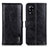 Custodia Portafoglio In Pelle Cover con Supporto M11L per Samsung Galaxy A22 4G Nero