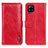 Custodia Portafoglio In Pelle Cover con Supporto M11L per Samsung Galaxy A22 4G Rosso