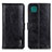 Custodia Portafoglio In Pelle Cover con Supporto M11L per Samsung Galaxy F42 5G Nero