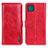 Custodia Portafoglio In Pelle Cover con Supporto M11L per Samsung Galaxy F42 5G Rosso