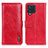 Custodia Portafoglio In Pelle Cover con Supporto M11L per Samsung Galaxy M32 4G Rosso