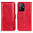 Custodia Portafoglio In Pelle Cover con Supporto M11L per Xiaomi Mi 11T Pro 5G Rosso