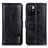 Custodia Portafoglio In Pelle Cover con Supporto M11L per Xiaomi Redmi Note 11 4G (2021) Nero