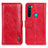 Custodia Portafoglio In Pelle Cover con Supporto M11L per Xiaomi Redmi Note 8 (2021) Rosso