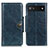 Custodia Portafoglio In Pelle Cover con Supporto M12L per Google Pixel 7a 5G Blu