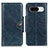 Custodia Portafoglio In Pelle Cover con Supporto M12L per Google Pixel 8 5G Blu