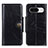 Custodia Portafoglio In Pelle Cover con Supporto M12L per Google Pixel 8 5G Nero