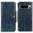 Custodia Portafoglio In Pelle Cover con Supporto M12L per Google Pixel 8 Pro 5G Blu