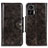 Custodia Portafoglio In Pelle Cover con Supporto M12L per Motorola Moto Edge 30 Lite 5G Bronze