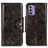 Custodia Portafoglio In Pelle Cover con Supporto M12L per Nokia G310 5G Bronze