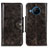 Custodia Portafoglio In Pelle Cover con Supporto M12L per Nokia X100 5G Bronze