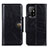 Custodia Portafoglio In Pelle Cover con Supporto M12L per Oppo A94 5G Nero