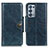 Custodia Portafoglio In Pelle Cover con Supporto M12L per Oppo Reno6 Pro 5G Blu