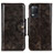 Custodia Portafoglio In Pelle Cover con Supporto M12L per Realme V13 5G Bronze