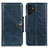 Custodia Portafoglio In Pelle Cover con Supporto M12L per Samsung Galaxy A13 5G Blu