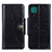 Custodia Portafoglio In Pelle Cover con Supporto M12L per Samsung Galaxy A22s 5G Nero
