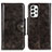 Custodia Portafoglio In Pelle Cover con Supporto M12L per Samsung Galaxy A53 5G Bronze