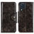 Custodia Portafoglio In Pelle Cover con Supporto M12L per Samsung Galaxy M32 4G Bronze