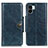 Custodia Portafoglio In Pelle Cover con Supporto M12L per Xiaomi Redmi A1 Blu